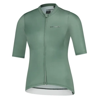 【SHIMANO】SAKURA 女款短袖車衣 鏡面綠