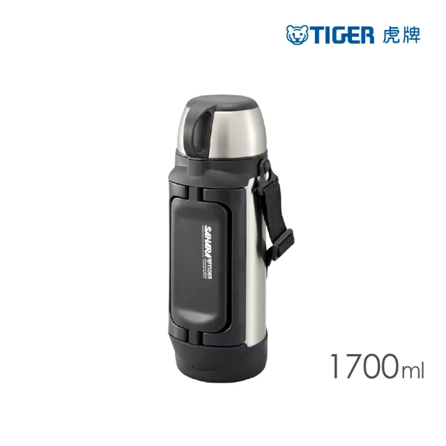 【TIGER 虎牌】大容量廣口雙層不鏽鋼保溫瓶 1700ml(MHK-A170)