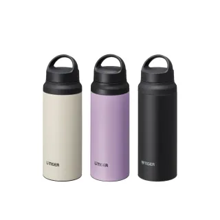 【TIGER 虎牌】旋蓋雙層不鏽鋼保溫瓶 600ml(MCZ-S060輕量手提運動保溫杯)
