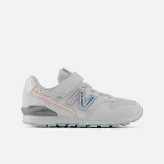 【NEW BALANCE】NB 運動鞋 童鞋 中童 大童 魔鬼氈 炫光灰 YV996PE3-W楦
