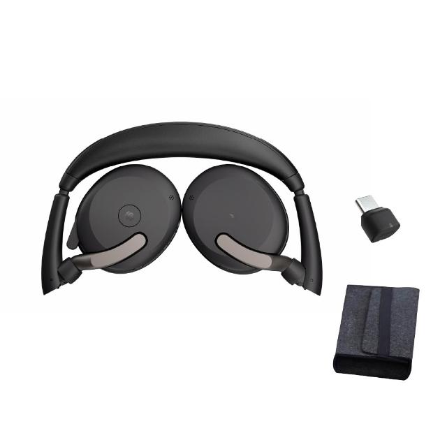 Jabra捷波朗 Evolve2 65 Flex 是一款耳罩式無線耳機，支援藍芽功能與語音聲控，提供清晰通話與降噪技術，適用於 PS4、PS3、Xbox、Switch、iOS、Android、PC 等多種裝置，並享有 2 年保固，是遊戲與日常使用的理想選擇。