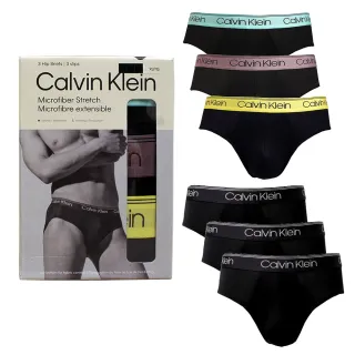 【Calvin Klein 凱文克萊】CK男內褲 超細纖維貼身男三角褲(3件組-多款任選)