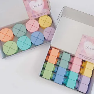 【Bellebaby磁吸積木】車輪 16顆入(STEAM教具/益智玩具/磁力片/磁吸積木)