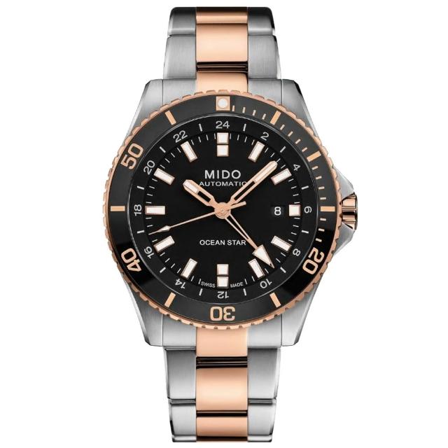 【MIDO 美度】OCEAN STAR GMT 海洋之星 陶瓷圈 機械腕錶 錶 手錶 送禮 (M0266292205100)