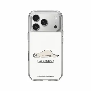 【RHINOSHIELD 犀牛盾】iPhone 17/Air/Pro/Max Clear MagSafe兼容 透明防摔磁吸手機殼/樹懶(ilovedoodle)