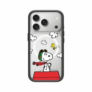 【RHINOSHIELD 犀牛盾】iPhone 17/Air/Pro/Max Mod NX 邊框背蓋防摔磁吸手機殼/小小飛行員(Snoopy 史努比)