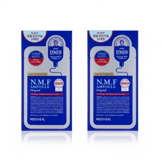 【MEDIHEAL 美迪惠爾】官方直營 N.M.F 高效特強保濕極致導入面膜 第四代 10片盒裝(兩盒優惠組)