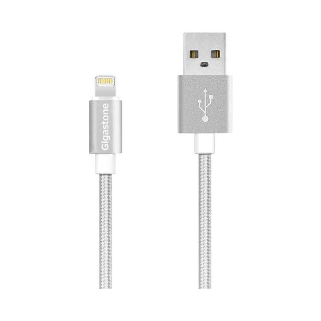 【Gigastone 立達國際】鋁合金Apple Lightning 1.5M編織傳輸充電線GC-3800S(MFi認證支援iPhone14/13)