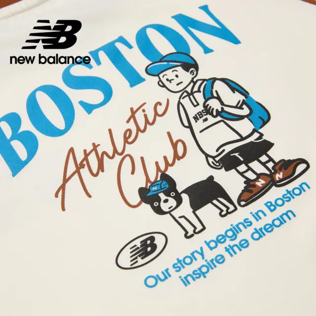 【NEW BALANCE】NB 童裝拼色長袖上衣_7DF3403WBW_男童/女童_米色