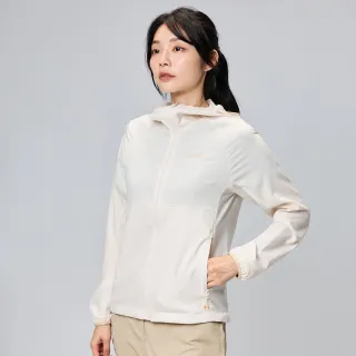 【ATUNAS 歐都納】女蚊瘋不動涼感彈性輕薄風衣外套(A1GA2403W沙色/防蚊/驅蚊/防曬抗UV/戶外/休閒露營)