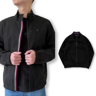 【TOMMY HILFIGER】男生 飛行夾克 防風防潑水 立領 男款 風衣外套(飛行外套)