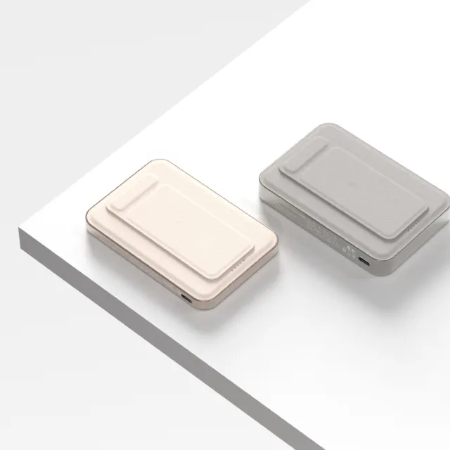 【Allite】超薄充 5000 mAh Qi2 磁吸支架行動電源(產品標示 Wh 可帶上飛機)