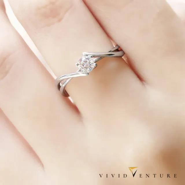 【Vividventure 亞帝芬奇】情侶對戒 14K 天然鑽石 GIA 30分 FSI2 戒指+20分 鑽石 男戒 永恆依靠求婚 結婚)