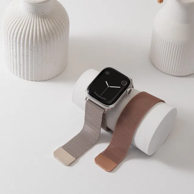 【General】Apple Watch 錶帶 S10/9/8/7/6/5/4/3/2/1/SE系列/Ultra系列 米蘭磁吸錶帶(手錶 錶帶)