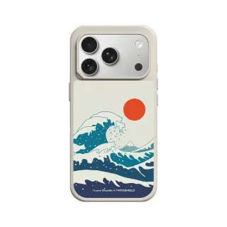 【RHINOSHIELD 犀牛盾】iPhone 17/Air/Pro/Pro Max SolidX 強化吸震緩衝防摔手機殼/貓咪海浪(ilovedoodle)