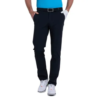 【GoPlayer】男彈性腰冲孔高爾夫長褲(男高爾夫運動速乾免燙彈力Golf球褲)