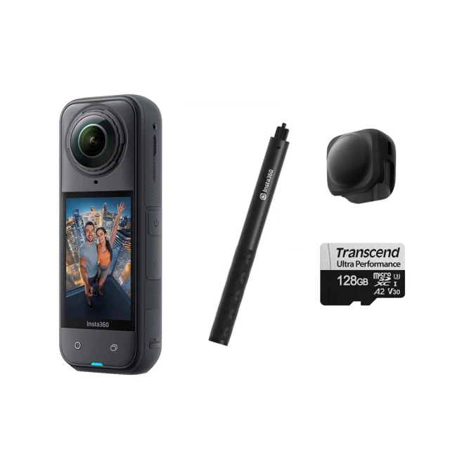 【Insta360】X5 360°口袋全景防抖相機 人氣套組