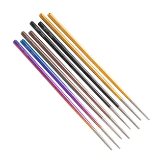 【Keith】鎧斯鈦彩鈦圓形鈦筷 23.5cm / Ti5661 Ti5662 Ti5663 Ti5664(彩鈦筷子 純鈦圓筷環保餐具)
