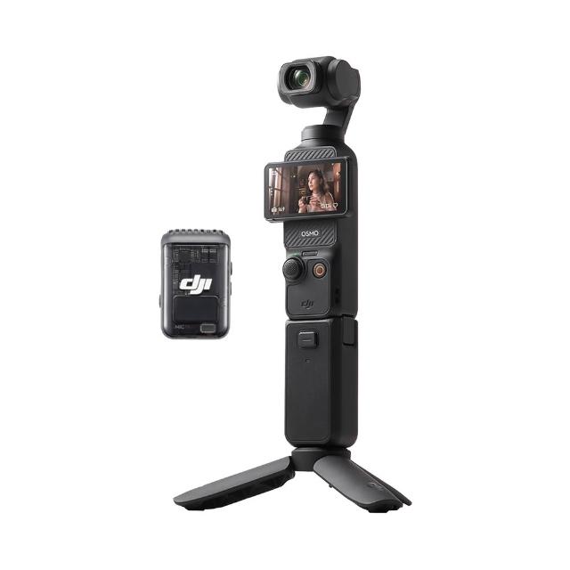 【DJI】Osmo Pocket 3全能套裝+1年版Care 手持口袋攝影機/相機 ｜1英吋CMOS｜旗艦畫質(聯強國際貨)