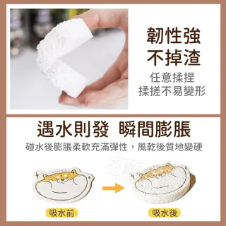 【Finger Pop 指選好物】木漿棉洗碗海綿-10入(菜瓜布 洗碗布 木漿海綿 木漿棉)