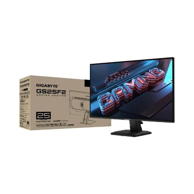 5入組★【GIGABYTE 技嘉】GS25F2 25型 FHD平面電競螢幕(200Hz/1ms/IPS)