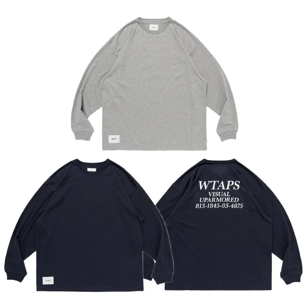 Wtaps】Wtaps ACADEMY / LS / CTPL 灰/海軍藍252ATDT-CSM14 - momo購物