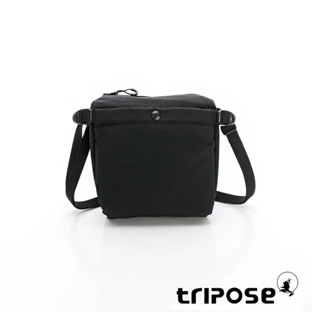 【tripose】EASEPASSE油蠟尼龍中性百搭防潑水輕量斜背小方包(多色)