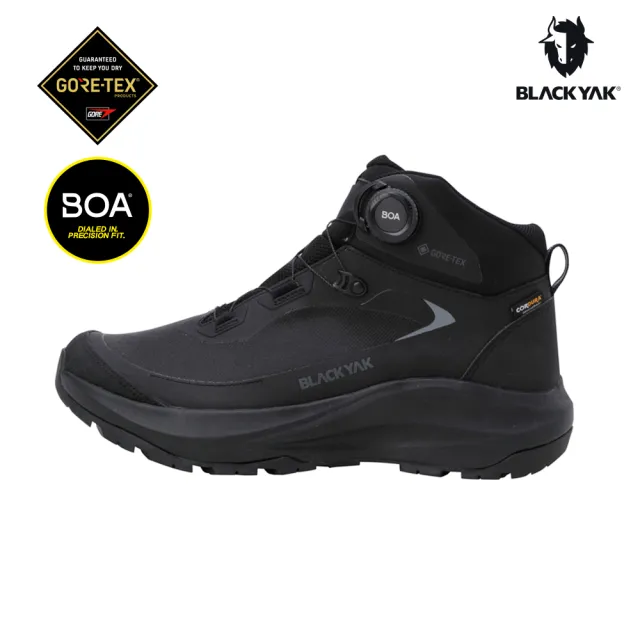 【BLACKYAK】URBAN HIKING D GTX輕量中筒防水登山鞋[黑色]BYEB2NFH54(GORETEX 登山鞋 防水鞋 中筒鞋)