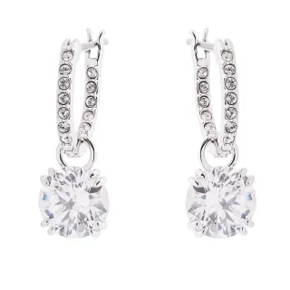 【SWAROVSKI 施華洛世奇】Constella 水滴形耳環 5636717(限 量 促 銷)