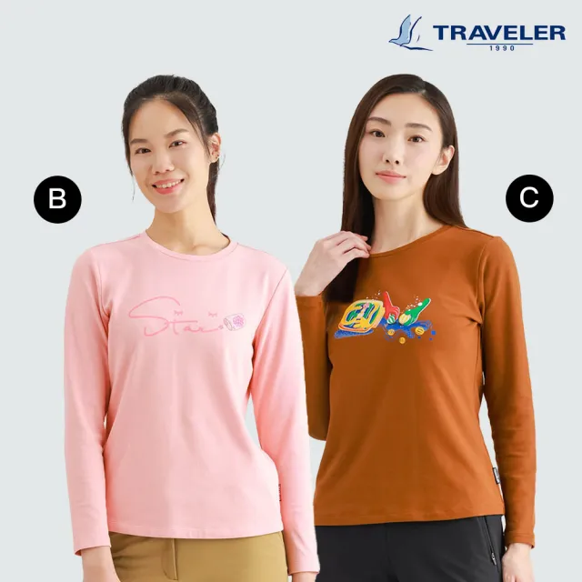 【TRAVELER 旅行者】男女多款吸排設計上衣｜242TR801.02.03.04.05.08(吸濕排汗/上衣)