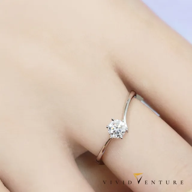 【Vividventure 亞帝芬奇】鉑金 GIA 30分 FVS2 3EX 八心八箭 無螢光 天然鑽石 真鑽 戒指 樂愛