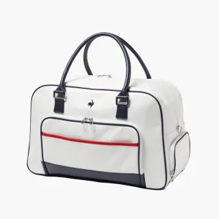 【LE COQ SPORTIF 公雞】高爾夫系列 男款白色容量多功能衣物包 QGW0J502