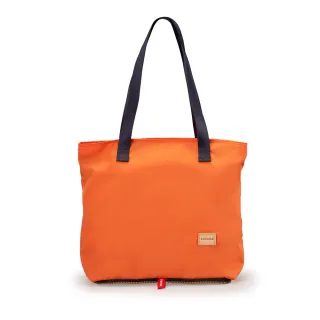 【satana】Soldier 折疊托特包/手提包/購物袋(暖陽橙)