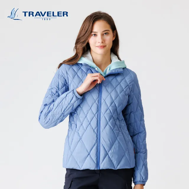 【TRAVELER 旅行者】女款撥水羽絨外套/可銜拉|252TR906(撥水/羽絨/輕薄)