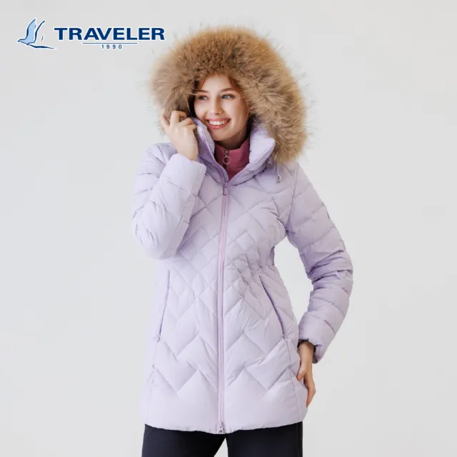 【TRAVELER 旅行者】女款防風撥水羽絨外套｜252TR914(撥水/防風)