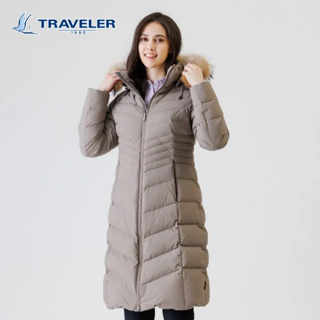 【TRAVELER 旅行者】女款Aquax防風撥水羽絨外套｜252TR920(防風/撥水/羽絨)
