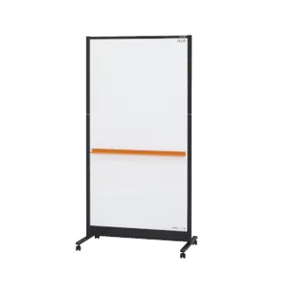 【PLUS 普樂士】移動式屏風白板-標準 /台 WBC-S0918DSK-BK-EU