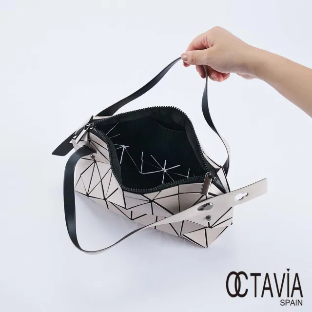 【OCTAVIA 8】雙11 時尚之洲 幾何三角立體寬型腋下包 - 三色可選(三宅包 手拿包 便當包)