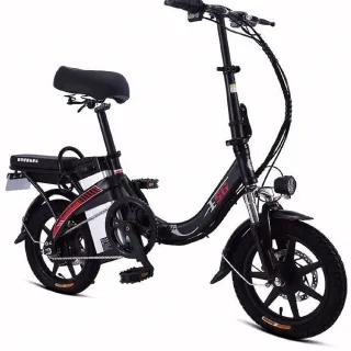 【撿便宜店】14吋K2低跨 鋁合金 700W 女仕長輩專屬(電動折疊車 腳踏車 自行車)