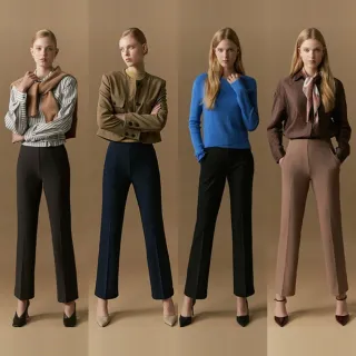 ANSICH經典必備塑腰彈力修飾褲