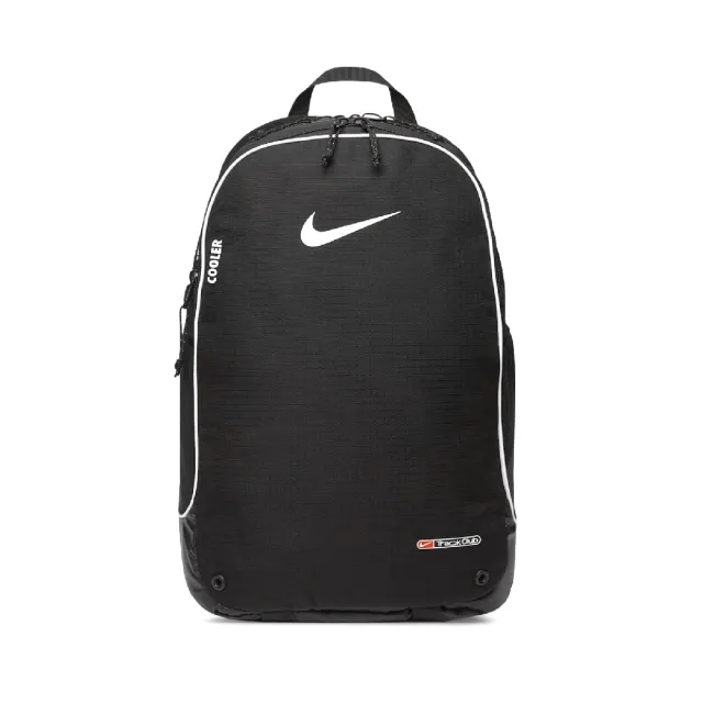 【NIKE 耐吉】後背包 Track 黑 多夾層 隔熱袋 水瓶側袋 運動包 可放鞋(N100258708-0NS)