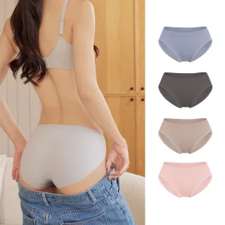 【MarCella 瑪榭】3件組-MIT-無縫抗菌內褲-薄感中低腰(女內褲/抗菌內褲/無縫內褲)