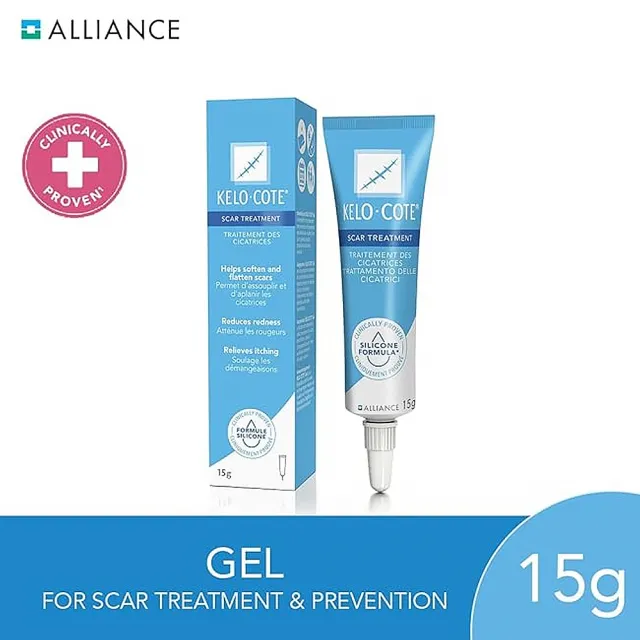 【巴克疤痕護理凝膠】KELO-COTE Scar Gel 15g(矽膠聚合物 速乾配方)