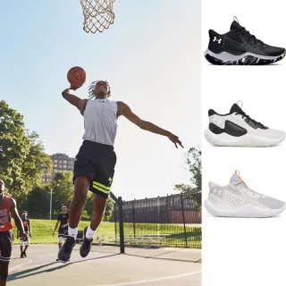 【UNDER ARMOUR】UA 男女同款 JET 23 籃球鞋_3026634(多色任選)