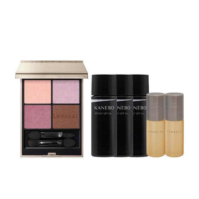 【Kanebo 佳麗寶】LUNASOL 晶巧霓光眼彩盒N 7g(多色任選_加贈粉底卸妝組)