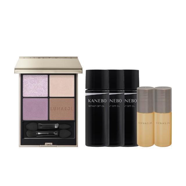 【Kanebo 佳麗寶】LUNASOL 晶巧霓光眼彩盒N 7g(多色任選_加贈粉底卸妝組)