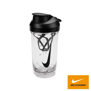 【NIKE 耐吉】水壺 雪克 16OZ 健身 搖搖杯 透明黑 N101224298816