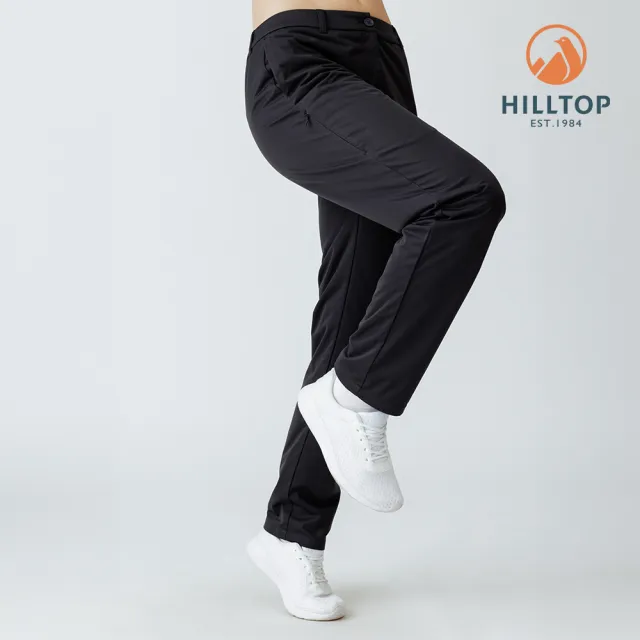 【Hilltop 山頂鳥】WINDSTOPPER防風透氣保暖長褲 女款 黑｜PH31XFQ8ECA0