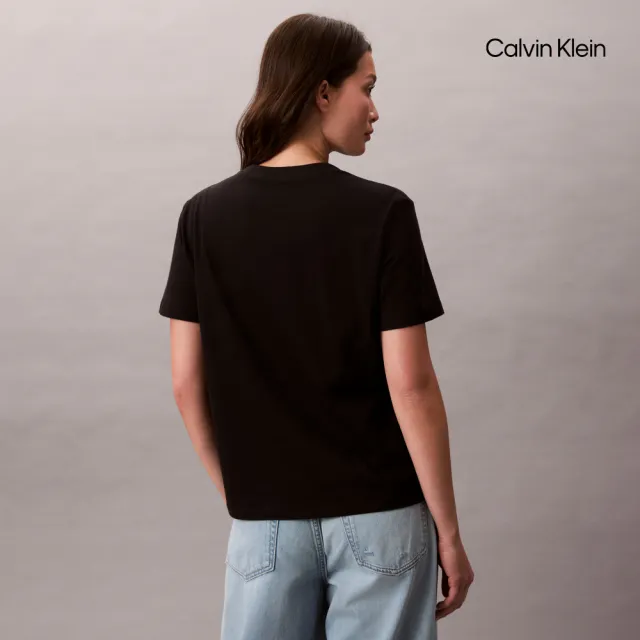 【CALVIN KLEIN】官方旗艦館 CK Monogram T-shirt_黑色