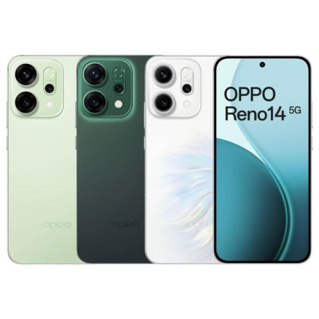 OPPO Reno 14 靜謐綠 絢彩白 6.59吋螢幕 5G手機 12GB RAM 512GB ROM 防水防塵